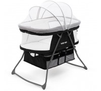 Baby Mix Foldable cot-kołyska DreamyNest czarne