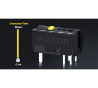 Hator HATOR Quasar 3 Ultima 8K Wireless Gaming Po prawej stronie RF Wireless + Bluetooth + USB Type-C Optyczny 30000 DPI