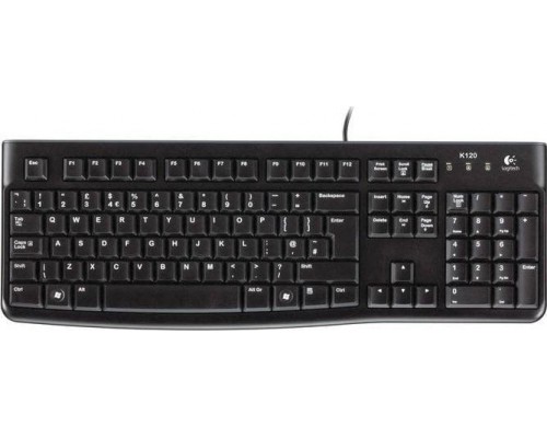 Logitech K120 Wired Black UK (920-002479)