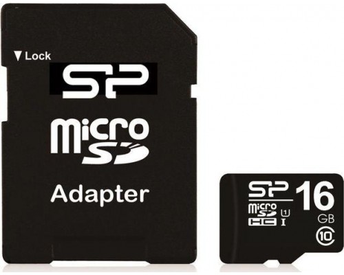 SD  Silicon Power MicroSDHC 16 GB Class 10 (SP016GBSTH010V10SP)