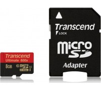 SD  Transcend Ultimate 600x MicroSDHC 8 GB Class 10  (TS8GUSDHC10U1)