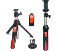 Selfie nūjiņa Benro Monopods Nūja Statīvs Pašportrets + Pults 5w1