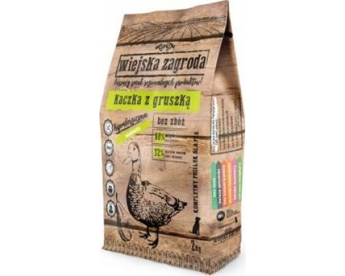 Wiejska Zagroda Duck z gruszką (dorosły) chrupki M 9kg