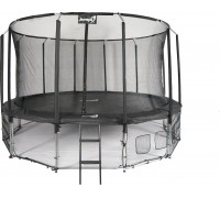Garden Trampoline Jumpi Maxy Comfort With inner mesh 16 FT 487 cm Black