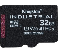 SD  Kingston Industrial MicroSDHC 32 GB Class 10 UHS-I/U3 A1 V30 (SDCIT2/32GBSP)