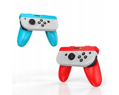 JYS handles Handgrip na Joy-Con niebiesko-cwith erwone