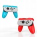 JYS handles Handgrip na Joy-Con niebiesko-cwith erwone