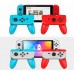 JYS handles Handgrip na Joy-Con niebiesko-cwith erwone