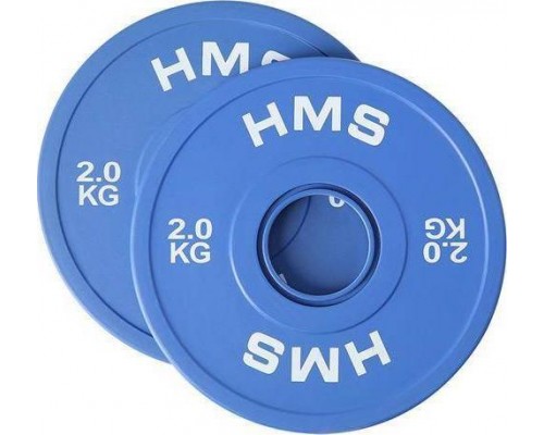 HMS Cbrs20 Plate Olympic 2 x 2.0 Kg