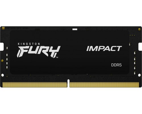 Kingston Fury Impact, SODIMM, DDR5, 8 GB, 4800 MHz, CL38 (KF548S38IB-8 )