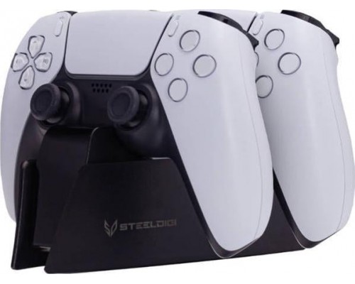 SteelDigi Dual station charging AZURE CANOE na 2 pady DualSense PS5 cwith arna