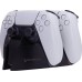 SteelDigi Dual station charging AZURE CANOE na 2 pady DualSense PS5 cwith arna