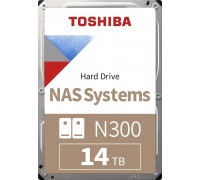 Toshiba N300 (retail) 14TB 3.5'' SATA III (6 Gb/s)  (HDWG31EEZSTA)