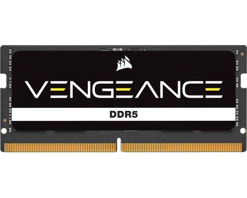 Corsair Vengeance, SODIMM, DDR5, 32 GB, 4800 MHz, CL40 (CMSX32GX5M1A4800C40)