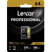 SD  Lexar Professional 1800x SDXC 64 GB Class 10 UHS-II/U3 V60 (LSD1800064G-BNNNG)