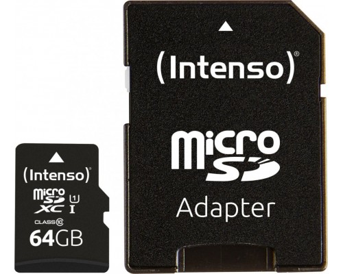 SD  Intenso Performance MicroSDXC 64 GB Class 10 UHS-I/U1  (3424490)