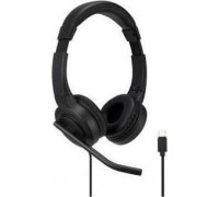 Kensington Kensington K83450WW słuchawki/zestaw Przewodowa Opaska na głowę Połączenia/USB Type-C Black