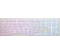 Ducky Ducky One 3 Classic Pure White Gaming Keyboard, RGB LED - MX-Blue (US)