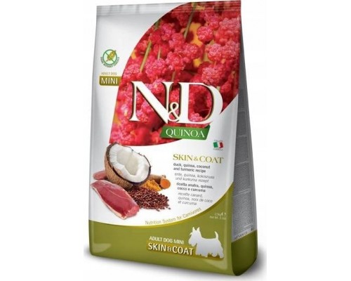 Farmina FARMINA N&D QUINOA DOG SKIN&COAT, DUCK, COCONUT ADULT MINI 800g