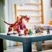 LEGO Ninjago Lawowy smok zmieniający się w faę ognia (71793)
