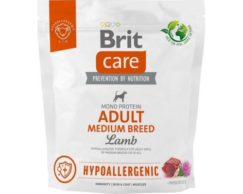 Brit BRIT CARE Dog Hypoallergenic Adult Medium Breed Lamb 1kg