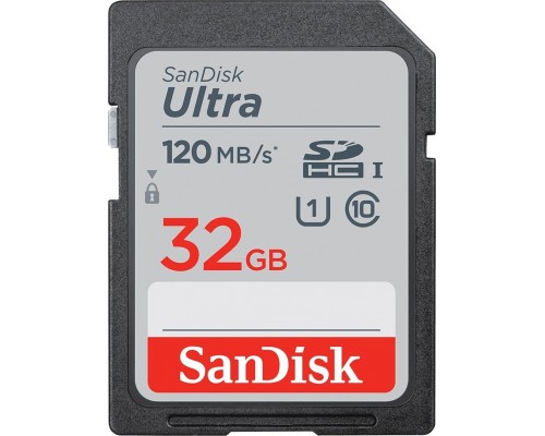 SD  SanDisk Ultra SDHC 32 GB Class 10 UHS-I/U1 V10 (SDSDUN4-032G-GN6IM)