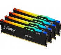Kingston Fury Beast RGB, DDR5, 64 GB, 6000MHz, CL40 (KF560C40BBAK4-64)