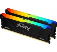 Kingston Fury Beast RGB, DDR4, 32 GB, 3200MHz, CL16 (KF432C16BB12AK2/32)