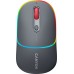Canyon CANYON MW-22, 2 in 1 Wireless optical mouse with 4 buttons,Silent switch for right/left keys,DPI 800/1200/1600, 2 mode(BT/ 2.4GHz), 650mAh Li-poly battery,RGB backlight,Dark grey, cable length 0.8m, 110*62*34.2mm, 0.085kg