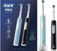 Brush Oral-B Pro Series 1 Cross Action  2-pack Black + Blue Black/Blue