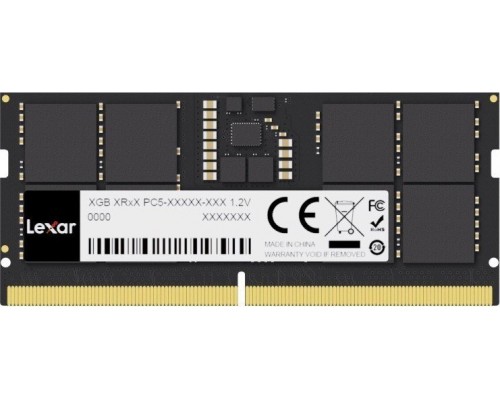 Lexar SODIMM, DDR5, 16 GB, 5600 MHz, CL46 (LD5S16G56C46ST-BGS)