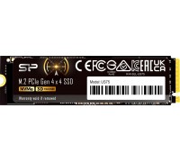 SSD Silicon Power US75 1TB M.2 2280 PCI-E x4 Gen4 NVMe (SP01KGBP44US7505)