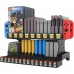 JYS Organiwith er / Stojak na Gry GAME BOY / SNES / N64 / NES / FC / SFC / HVC-MR / NDS3 / 3DS i Konsolę for Nintenfor Switch / Switch OLED / NS198