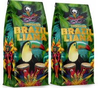 Blue Orca Coffee KAWA ZIARNISTA BRAZILLIANA TOUCANO - 2x1KG Świeżo Palona - 100% ARABICA