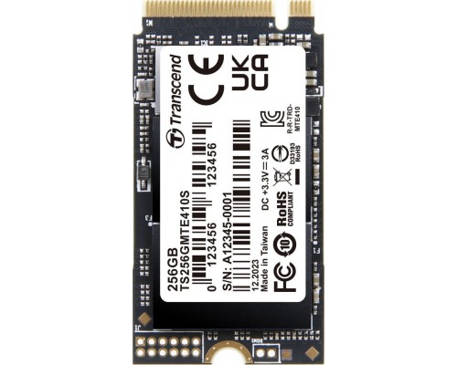 SSD Transcend 410S 256GB M.2 2242 PCI-E x4 Gen4 NVMe (TS256GMTE410S)