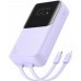 Joyroom Joyroom JR-PBC06 With built-in cable USB-C / Lightning 30W 10000mAh - Purple