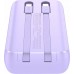 Joyroom Joyroom JR-PBC06 With built-in cable USB-C / Lightning 30W 10000mAh - Purple