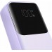 Joyroom Joyroom JR-PBC06 With built-in cable USB-C / Lightning 30W 10000mAh - Purple