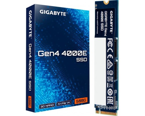 SSD Gigabyte 4000E 500GB M.2 2280 PCI-E x4 Gen4 NVMe (G440E500G)