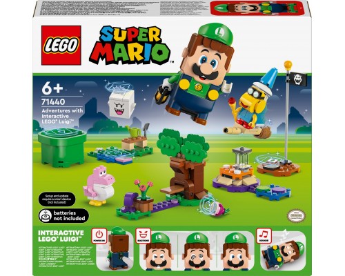 LEGO Super Mario brāļi. ar interaktīvu LEGO® Luigi™ figūru (71440)