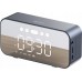 Dudao Bezprzewodowy głośnik Dudao Y17 zegarek, budzik, 1200mAh, AUX, FM, BT 5.3 silver