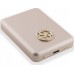 Guess Guess indukcyjny 15W GUPBM5AL4DMD 5000mAh złoty/gold MagSafe 4G Strassed Metal Logo