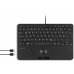 Perixx Perixx PERIBOARD-526 H EN, wired mini USB keyboard, trackball, USB hub