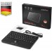 Perixx Perixx PERIBOARD-526 H EN, wired mini USB keyboard, trackball, USB hub