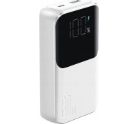 Joyroom Joyroom JR-PBC06 10000mAh 30W + wbudowane kable USB-C, Lightning biały
