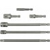 Geko Kpl. adapterów do nasadek HEX 1/4" 3/8" 1/2" 6el. (50)