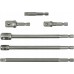 Geko Kpl. adapterów do nasadek HEX 1/4" 3/8" 1/2" 6el. (50)