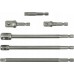 Geko Kpl. adapterów do nasadek HEX 1/4" 3/8" 1/2" 6el. (50)