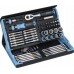 Hazet Hazet SmartCase socket and bit set 2200SC-32, 59 pieces (black/blue, 1/4, with reversible ratchet)