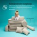 MeowBaby Aesthetic Sztruksowa sofa dziecięca Prem